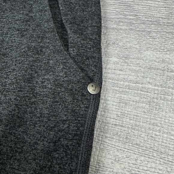 Vuori Men's Large Ponto Performance Dream Knit Pants Heather Black V418 Stretch - Picture 6 of 8
